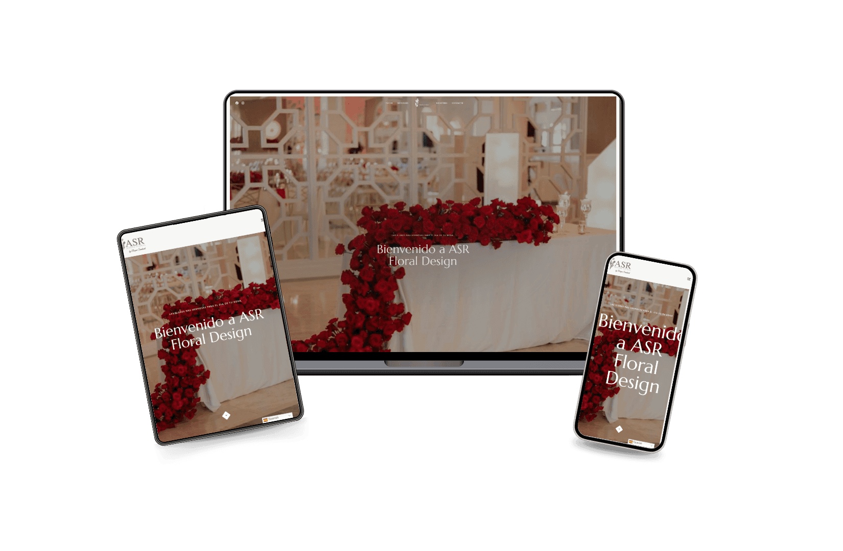 Desarrollo del Sitio Web para ASR Floral Design